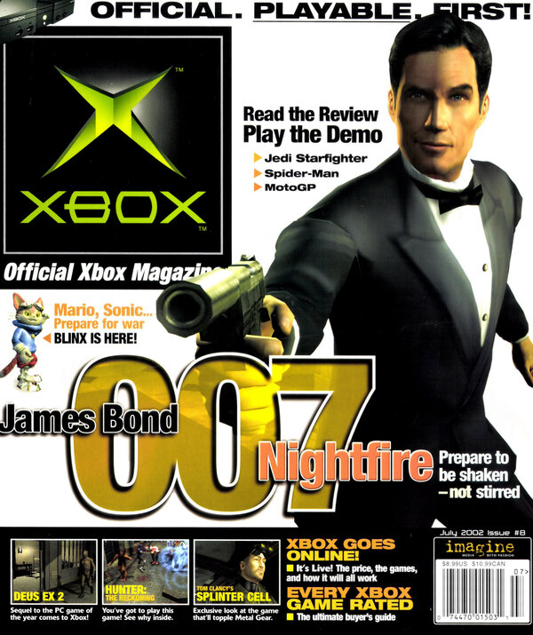 Official Xbox Magazine Issue 8 (July 2002) cover